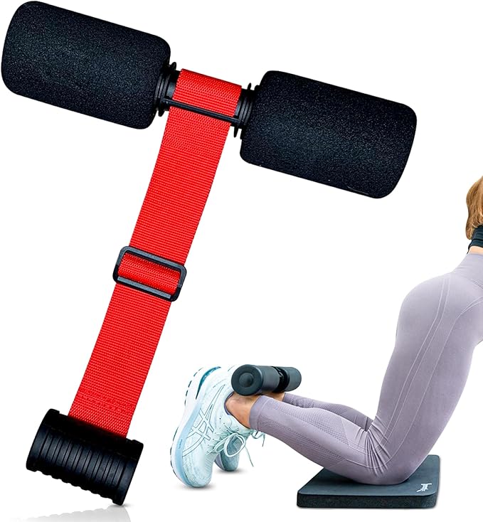 NordStick Nordic Hamstring Curl Strap - Original Nord Stick Exercise Set for Home and Travel - 5 Second Set Up