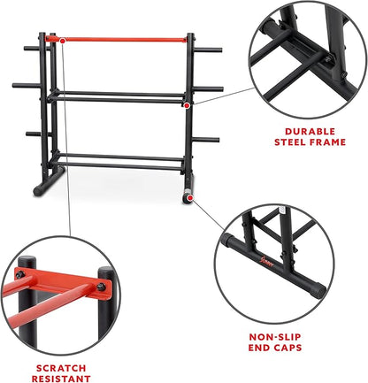 Sunny Health & Fitness Multi-Weight Storage Rack Stand - SF-XF921036