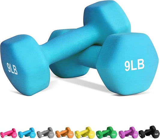 Balelinko Home Gym Equipment Workouts Strength Training Weight Loss Pilates Weights Yoga Sets Weights for Women, Men, Seniors and Youth