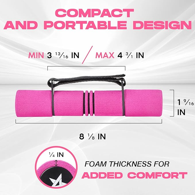 Yes4All Adjustable Dumbbell Hand Weights Set Of 2 Perfect for Women's Walking or Travel Exercise with Adjustable Straps, Foam Cover, and Color Coded Weight (2lbs, 3lbs or 4lbs), Anti Slip