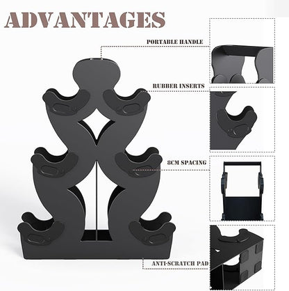 Small Dumbbell Rack Heavy Duty Dumbbell Stand Weight Stand for Dumbbells, Strength Training Dumbbell Racks Dumbbell Storage Rack, Rack Only