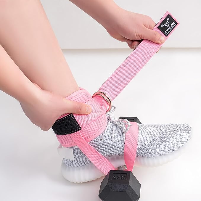 Dumbbell Foot Attachment,Ankle Strap for Dumbbells and Cable Machine Women,Feet Weight Lifting,Feet Dumbbell Attachment,Tibialis Trainer,Cable Kick Back Ankle Straps