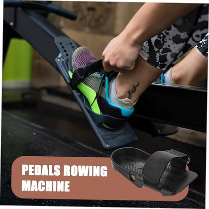 Exercise Equipment 1 Pair Cycle Pedals Accessories Indoor Fitness Rowing Machine Pedal Exercise Rowing Machine Supplies Fitness Household Pedaling Fitness Equipment Pedals