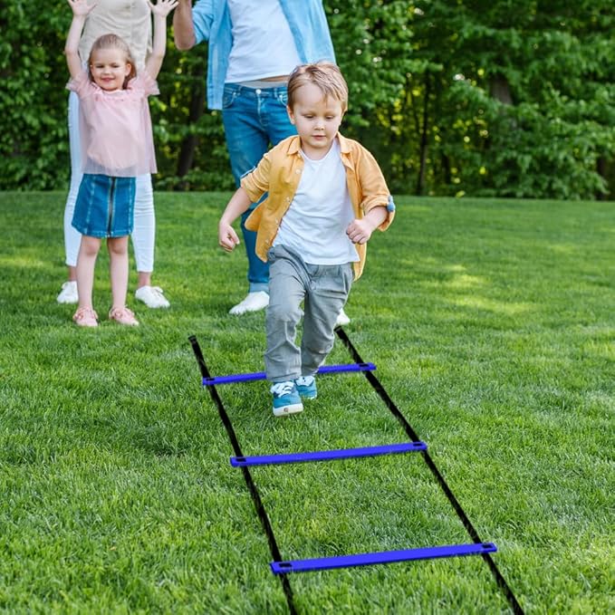 GHB Pro Agility Ladder Agility Training Ladder Speed 12 Rung 20ft with Carrying Bag