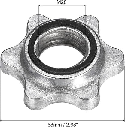 uxcell Dumbbell Hex Nut 4Pcs M28 M28 Anti-Slip