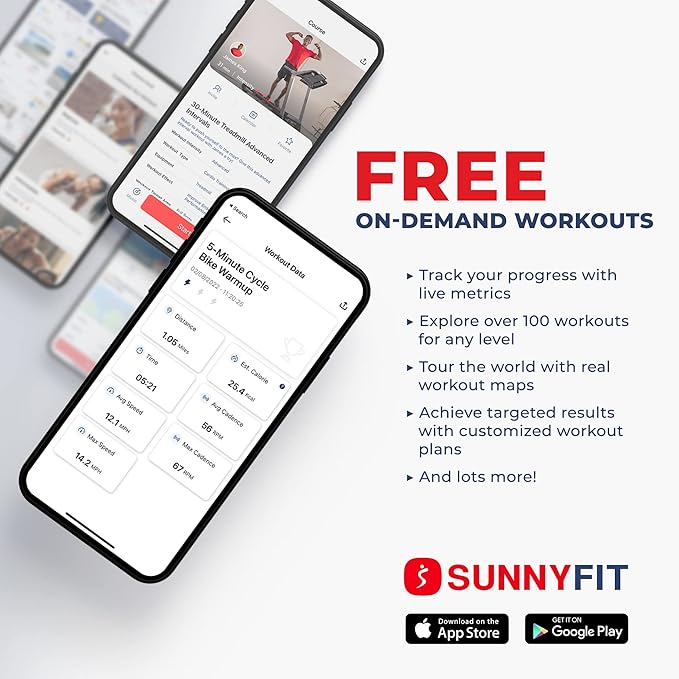 Sunny Health & Fitness Multi-Function Premium Magnetic Rowing Machine, Bicep Curls, Upward Rows, Seated Rows, Foldable Slide Rails, Digital Monitor and Optional Bluetooth with Exclusive SunnyFit App