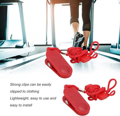 2pcs Running Machine Safety Key Treadmill Magnetic Security Switch Fitness Replacement, Magnetic Suction, Easy, Automatic Protection Device for Sports Equipment