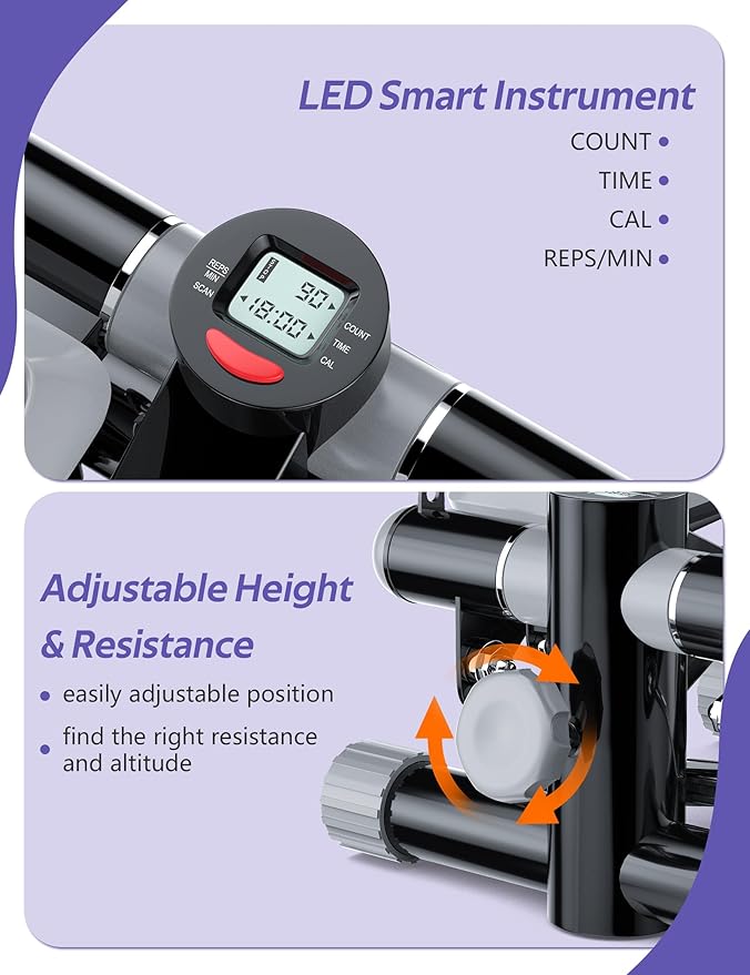 Amicus Mini Stepper for Exercise 330lbs Weight