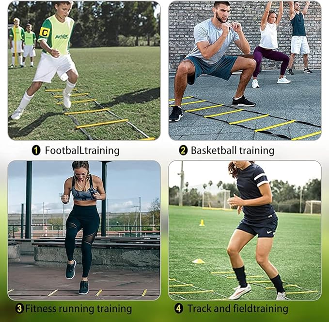 Football Speed Agility Training Set Agility Ladder 12