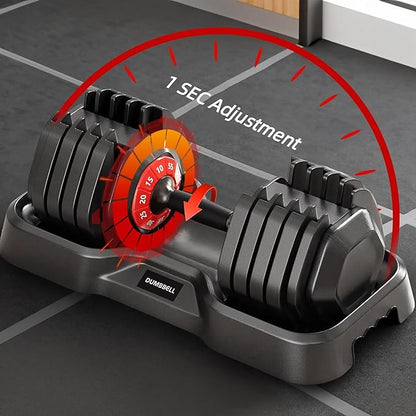 55LB Dumbbell, Adjustable Dumbbell Set, Free Dumbbell