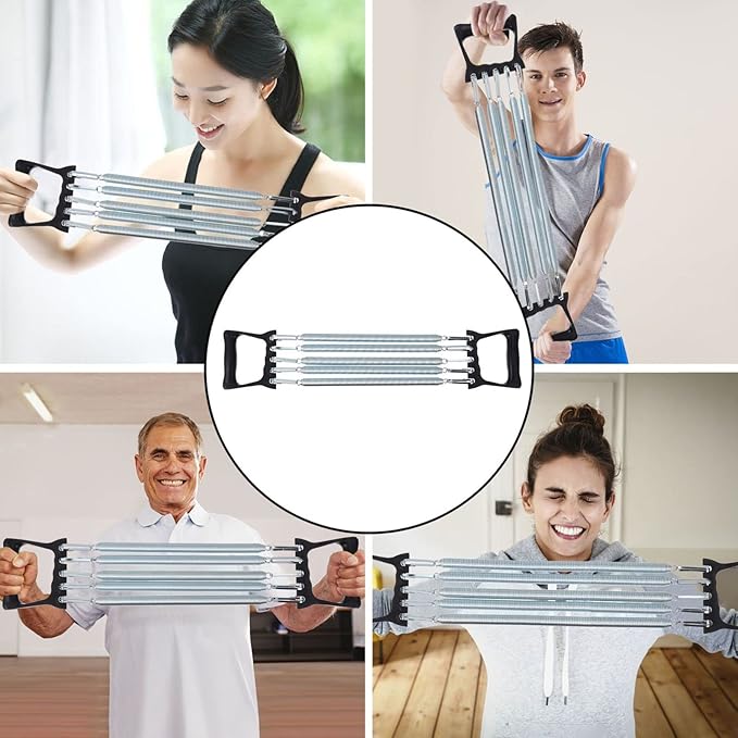 BESPORTBLE Arm Weight Pulling Practical Tool Exerciser Pull Steel Puller Hand System Equipments Spring Shoulder Home Ropes Expander Travel Gym Exercise Resistance Trainer Workout Training