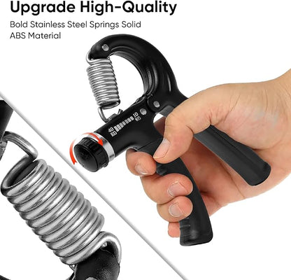 Admirefit-Hand Training Arm Strength Adjustable Spring Hand Grip 22-88 Lbs (10-40kg) Hand Gripper Finger Strengthener for Muscle Building and Injury Recover