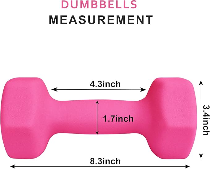 Balelinko Home Gym Equipment Workouts Strength Training Weight Loss Pilates Weights Yoga Sets Weights for Women, Men, Seniors and Youth