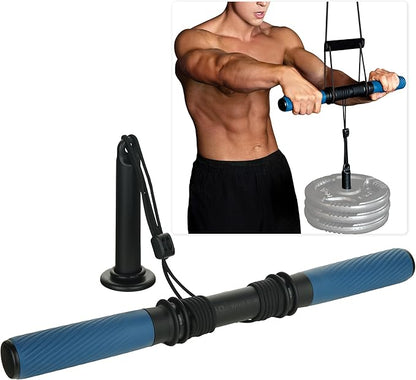 GD Hanging Wrist Roller Forearm Blaster- Forearm Strengthener Exercise Equipment Wrist Trainer for Muscle building and Injury prevention Hand Grip Strength