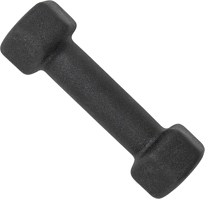 CAP Barbell Black Neoprene Coated Dumbbell Weights | Single