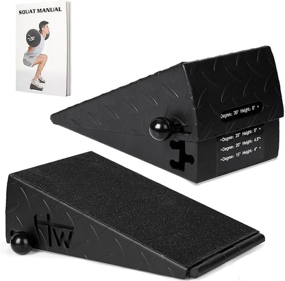 Squat Wedge Height Adjustable Slant Board for Heel Elevated Squats Calf Stretcher Block Enhance Mobility And Strength Performance