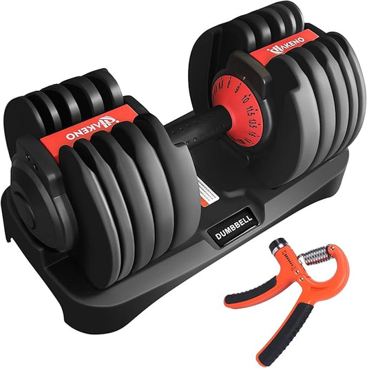 15 Weight in 1 Adjustable Dumbbell 53LB （24kg/53lb）