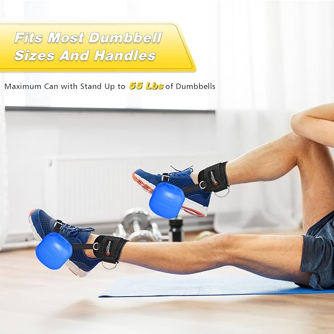 Adjustable Ankle Weights Straps for Cable Machine