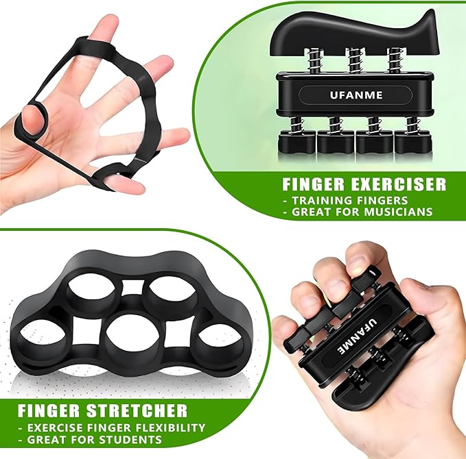 Hand Grip Strengthener,Grip Strength Trainer,22-132 Lbs Adjustable Resistance Forearm Exerciser Workout for Rehabilitation Athletes Climbers Musicians