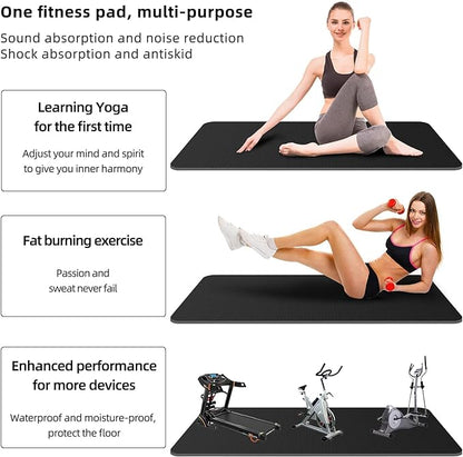 Exercise Equipment Mat,Treadmill Mat, Exercise Bike Mat, Fitness Mat, Elliptical Mat, rowing machine mat,Recumbent Bikes,Jump Rope Mat, Gym Mat Use on