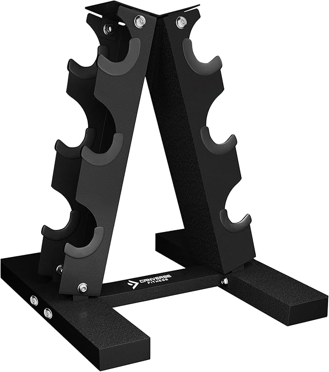 A-Frame Dumbbell Weight Rack storage Rack, Steel Dumbbell Holder, Dumbbell Stand & Weight Racks for Home Gym, (Rack ONLY)