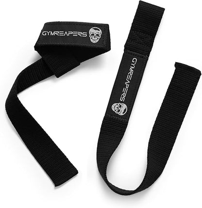 Gymreapers Lifting Wrist Straps for Weightlifting, Bodybuilding, Powerlifting, Strength Training, & Deadlifts - Padded Neoprene with 18 inch Cotton