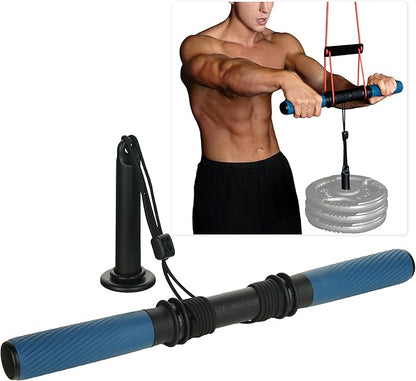 GD Hanging Wrist Roller Forearm Blaster- Forearm Strengthener Exercise Equipment Wrist Trainer for Muscle building and Injury prevention Hand Grip Strength