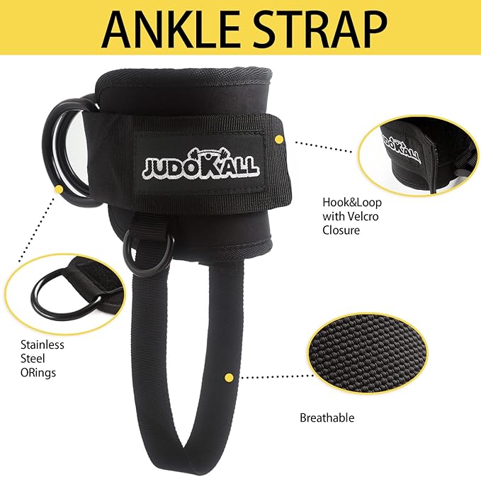 Ankle Strap for Cable Machine,Tricep Rope,Gym Handles,V Bar Cable Machine Attachment for Home Gym Accessories, LAT Pull Down Attachments Pulley Exercise Equipment Accessories Set.