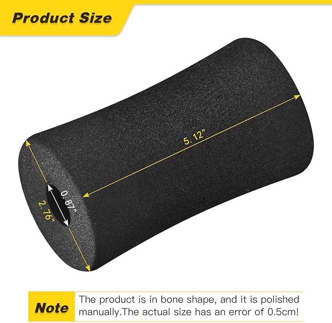 Foam Foot Pads Rollers Set of a Pair，Machine tube leg foam roller pad replacement，Leg Extension for Weight Bench for Inversion Table，Weight Bench and Exercise Machines Equipments