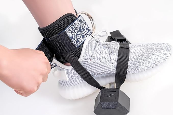 Dumbbell Foot Attachment,Ankle Strap for Dumbbells and Cable Machine Women,Feet Weight Lifting,Feet Dumbbell Attachment,Tibialis Trainer,Cable Kick Back Ankle Straps