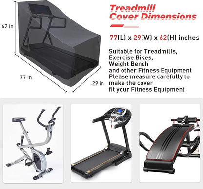 Treadmill Cover,Exercise Bike Cover,Elliptical Exercise Machine Cover,Portable Dust-Proof