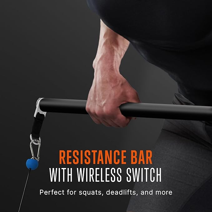 SQUATZ Apollo Board Mini: 150lb Resistance Smart Cable Machine, Functional Trainer for Full Body Workouts, Full Body Strength, Digital Home Gym Equipment with Free App includes Accessories