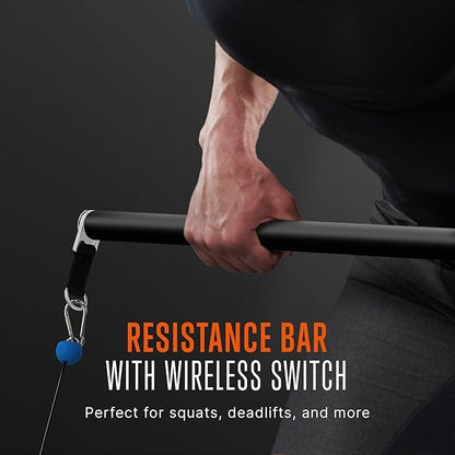 SQUATZ Apollo Board Mini: 150lb Resistance Smart Cable Machine, Functional Trainer for Full Body Workouts, Full Body Strength, Digital Home Gym Equipment with Free App includes Accessories