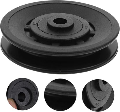 Vaguelly Pulley Cable Replacement for Home Gym Marcy Home Gym Replacement Parts Gym Pulley Wheel Pulley Wheels Abration Bearing Pulley Wheel Pulley for Gym Equipment Two Wheels Fitness