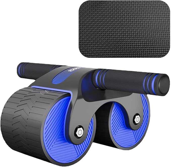 Ab Wheel Roller with Elbow Support, Automatic Rebound Abdominal Wheel, 2024 New Ab Roller Wheel for Abdominal Exercise Fitness, Springback Wheels Roller