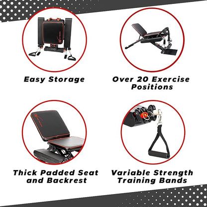 Compact Design, Home Gym, Versitiale Exercises, Workout Equipment, Fitness Equipment