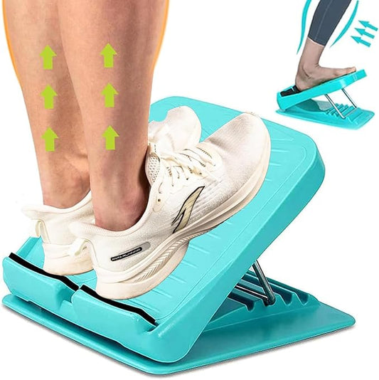 Slant Board, Adjustable Incline Board and Calf Stretcher, Stretch Board for Stretching Tight Calves or Plantar Fasciitis，Foot Stool Adjustable Strength Training Equipment Leg Exercise Machines