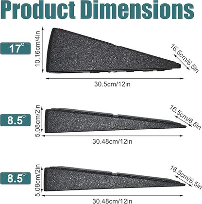 Squat Wedge Block Non Slip Slant Board for Calf Stretching Makes Exercise Easy Improve Mobility and Strength Incline Board for Heel Elevated Squat