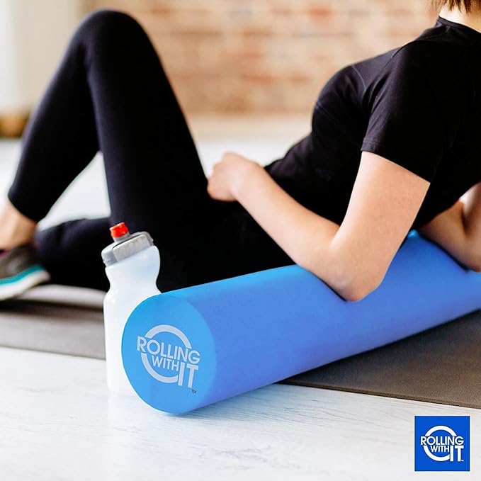 Foam Roller with High Density for Physical Therapy, Muscle Roller for Exercise and Muscle Recovery, Eco-Friendly Back Roller, Firm and Smooth Surface Massage Roller, Select Your Size