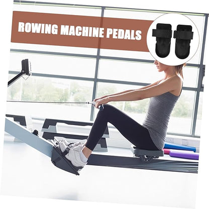 Exercise Equipment 1 Pair Cycle Pedals Accessories Indoor Fitness Rowing Machine Pedal Exercise Rowing Machine Supplies Fitness Household Pedaling Fitness Equipment Pedals