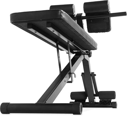 CAP Barbell Hyperextension/Ab Bench,Black