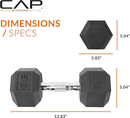 CAP Barbell Coated Dumbbell Weight Pairs | Multiple Options