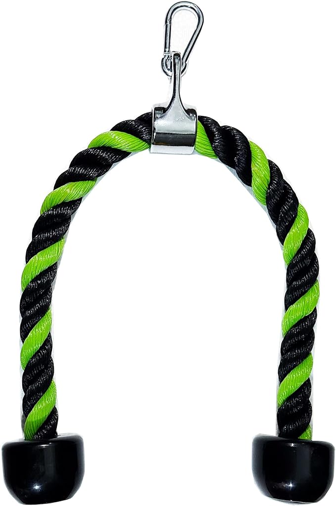 36 Inch Nylon Tricep Rope for Cable Machine Attachments, Pulley System Attachment, LAT Pull Down Attachment Weight Fitness, Cable Attachments Cable Machine Accessories for Home Gym