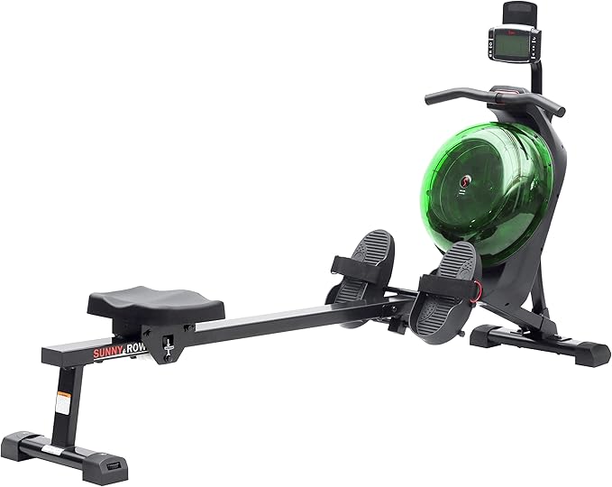 Sunny Health & Fitness Elite Water Rowing Machine