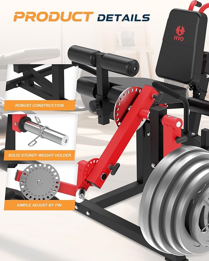 HVO Leg Curl Machine Extension - Leg Extension