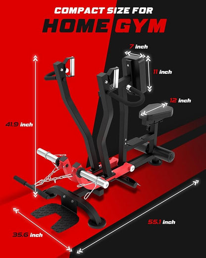 Seated Row Machine Back Workout: Back Row Machine