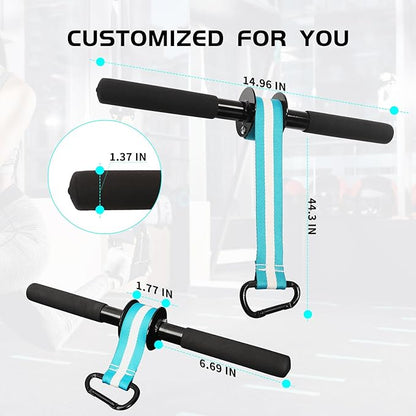 Wrist Roller Forearm Strengthener Exerciser: Forearm Blaster Forearm Roller Grip Strength Training with Anti-Slip Handles