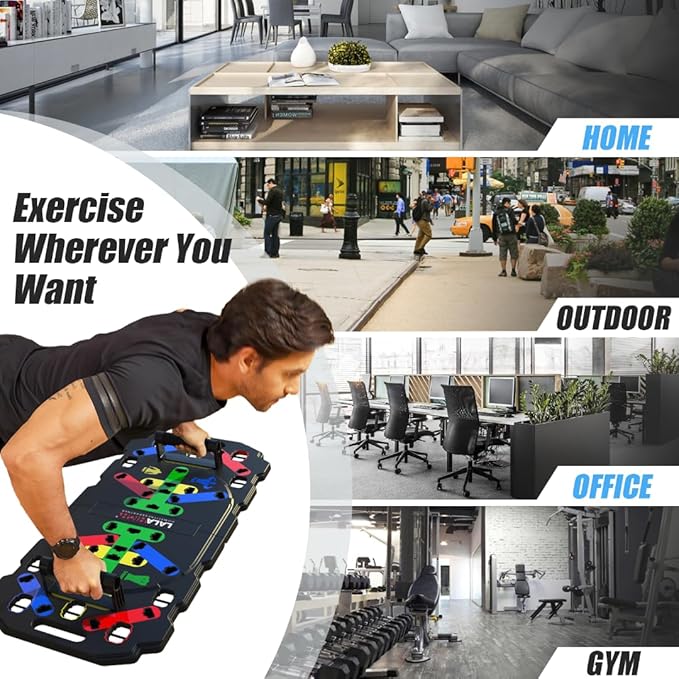 Strengthens The Core Muscles!Multi-Function Push-Up Stand Training Board Men's Fitness All-Round Equipment