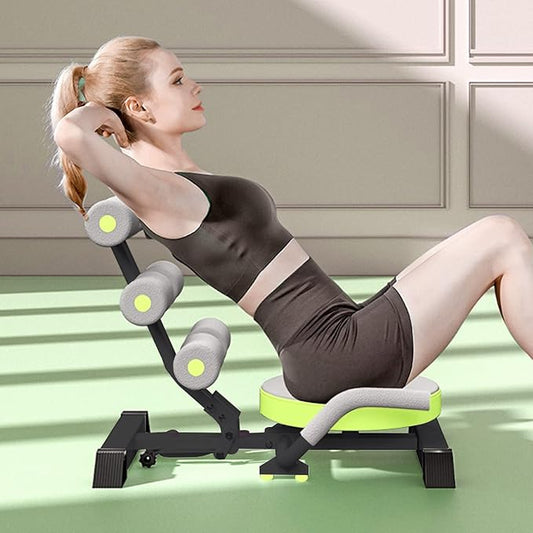 Situp Exercise, Sit up assistive device, Abdominal muscle training Foldable Sit Up Bench for belly leg thighs buttocks