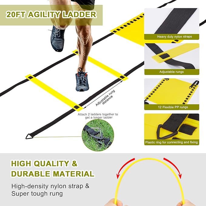 AGPTEK Agility Training Equipment Set